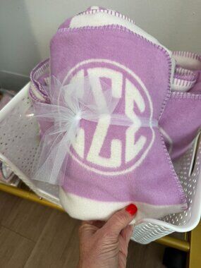 Sigma Sigma Sigma Throw Blanket, NWT